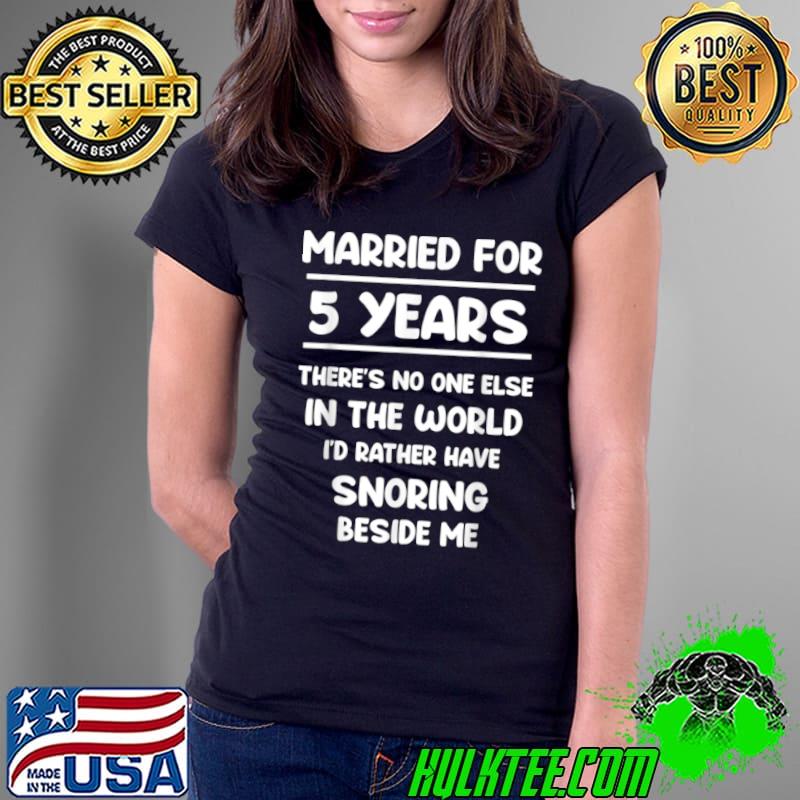 Awesome 5th 5 year Wedding Anniversary After Husband Wife T Shirt Ladies Tee Awesome 5th 5 year Wedding Anniversary After Husband Wife T Shirt Ladies Tee