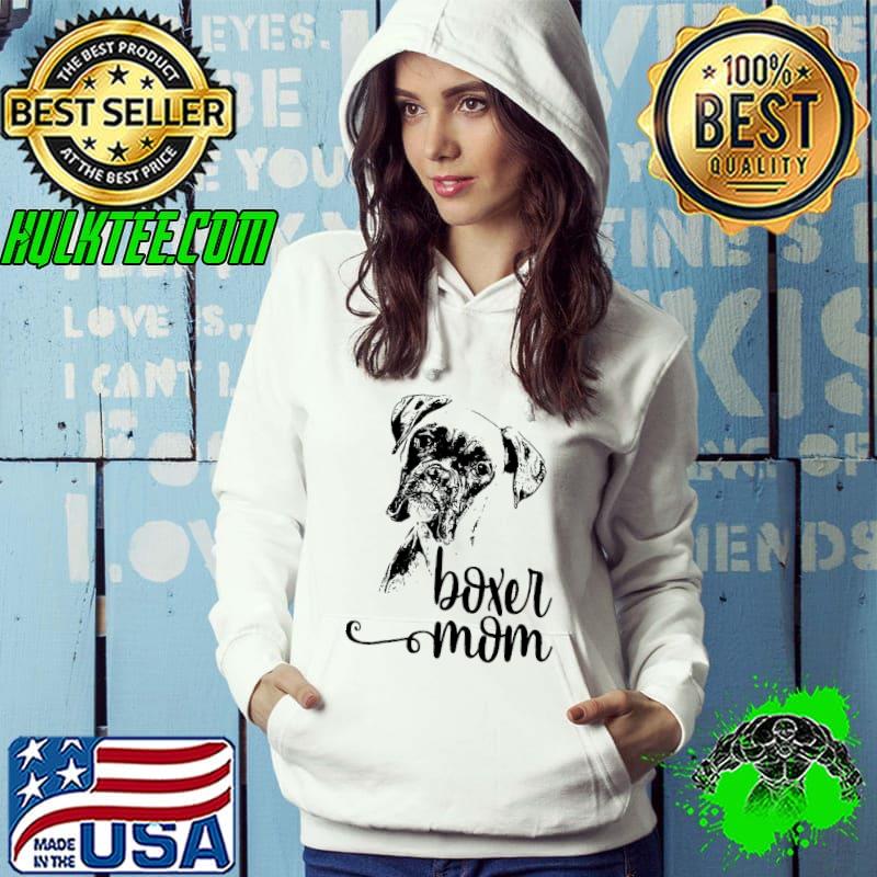 Awesome Awesome Boxer Mom Dog Face Dog Lovers Boxer Mom Gift Shirt