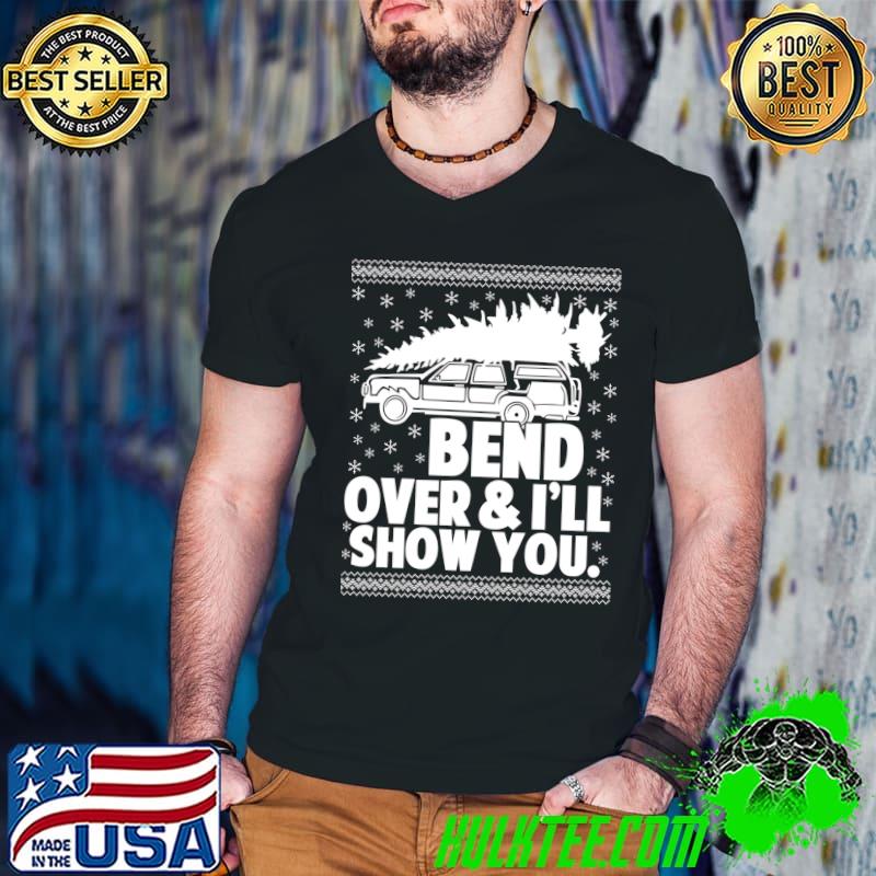 Awesome Bend Over And I'll Show You Funny Matching Couple Christmas Sweat Guys V Neck Awesome Bend Over And I'll Show You Funny Matching Couple Christmas Sweat Guys V Neck