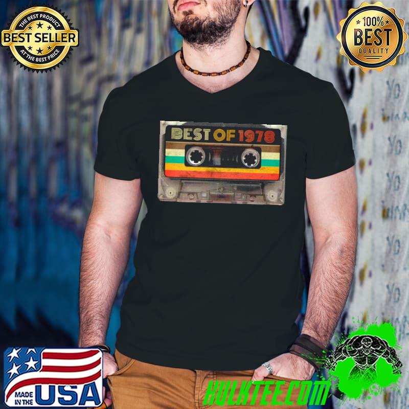 Awesome best-of-1978-43rd-birthday-vintage-cassette-tape-retro--classic-mens-t-shirt