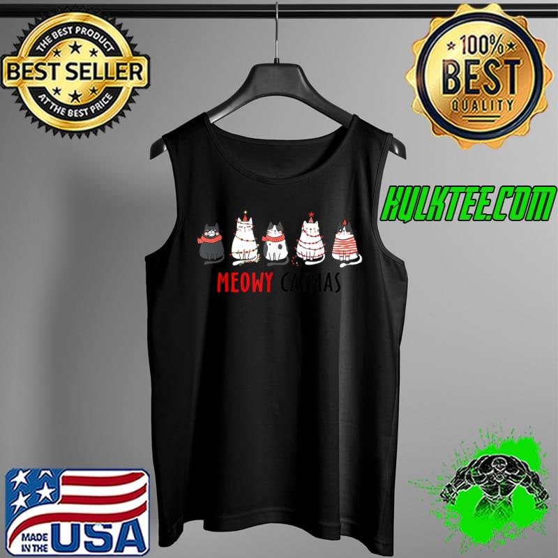 Awesome Cat xmas meowy catmas christmas T Shirt Tank Top Awesome Cat xmas meowy catmas christmas T Shirt Tank Top