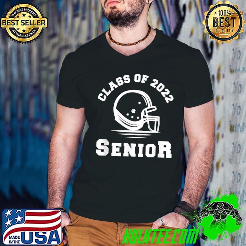 Awesome football Senior Class of 2022 Sports Player Graduation T-Shirt