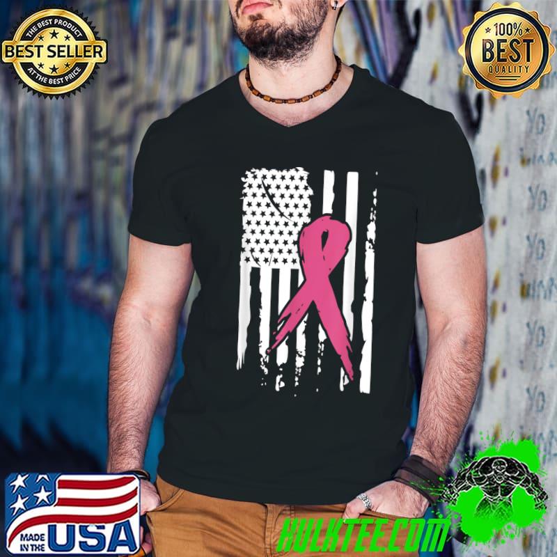 Awesome in October We Wear Pink Breast Cancer Awareness Pink Ribbons T-Shirt