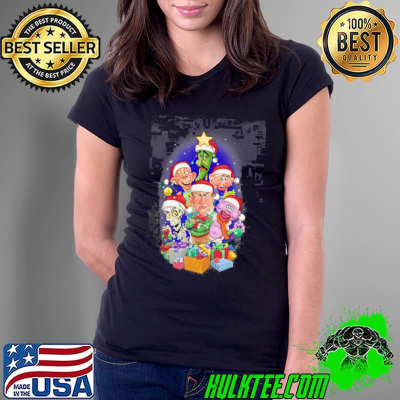 Awesome Jeff Dunham 2022 holiday xmas Shirt Ladies Tee Awesome Jeff Dunham 2022 holiday xmas Shirt Ladies Tee