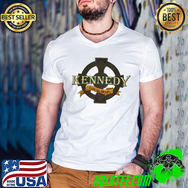 Awesome kennedy Irish Surname Kennedy Irish Family Name Celtic Cross T-Shirt