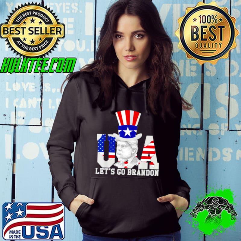 Awesome Lets Go Brandon Lets Go Brandon Usa Flag Trump 2024 shirt