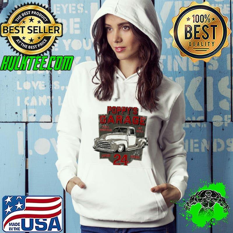 Awesome Poppys Garage Unisex T-Shirt