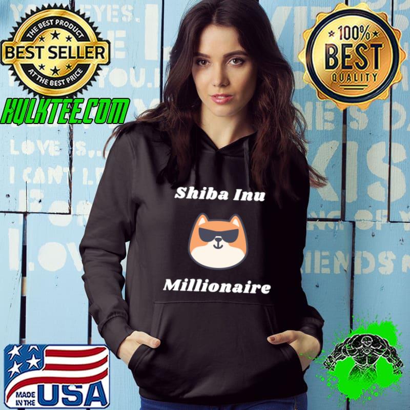 Awesome shiba Inu Millionaire funny, cool crypto dog meme coin T-shirt