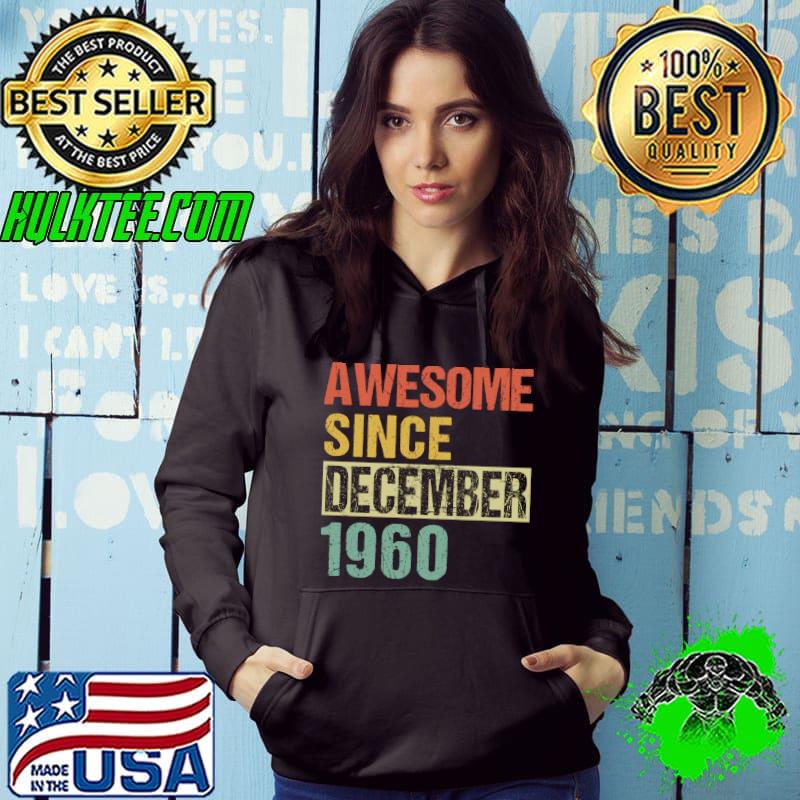 Awesome Since December 1960 61th Birthday T-shirt