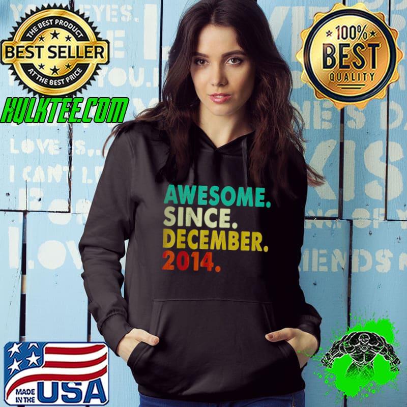 Awesome Since December 2014 7th Birthday Gift T Shirt