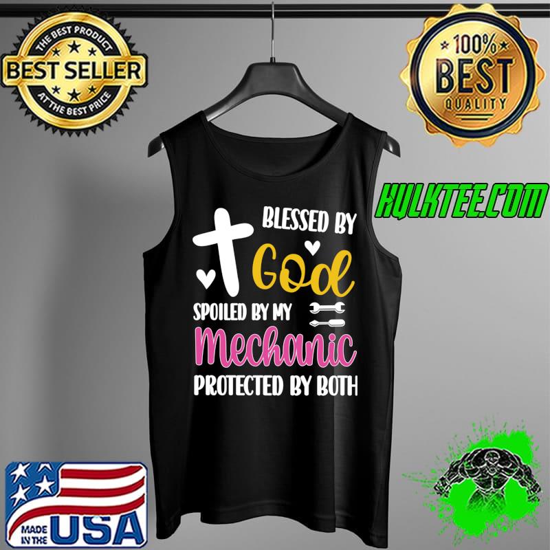 Awesome spoiled By My Mechanic Proud Mechanic Wife Husband T-s Tank Top Awesome spoiled By My Mechanic Proud Mechanic Wife Husband T-s Tank Top