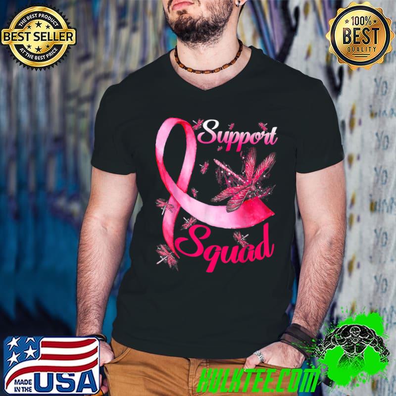 Awesome support Squad Women Breast Cancer Awareness Pink Ribbon T-Shirt Guys V Neck Awesome support Squad Women Breast Cancer Awareness Pink Ribbon T-Shirt Guys V Neck