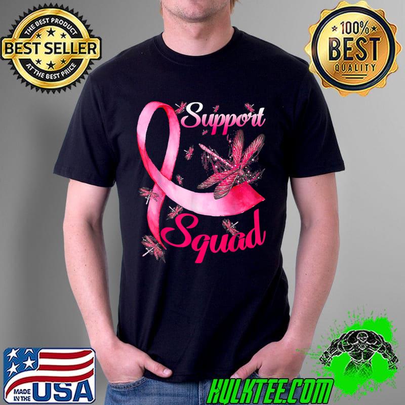 Awesome support Squad Women Breast Cancer Awareness Pink Ribbon T-Shirt Unisex Awesome support Squad Women Breast Cancer Awareness Pink Ribbon T-Shirt Unisex