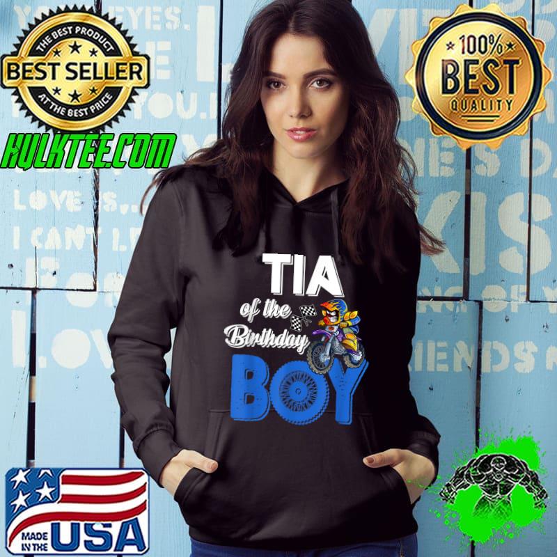 Awesome tia of the Birthday Boy Dirt Bike B-day motocross Party T-Shirt