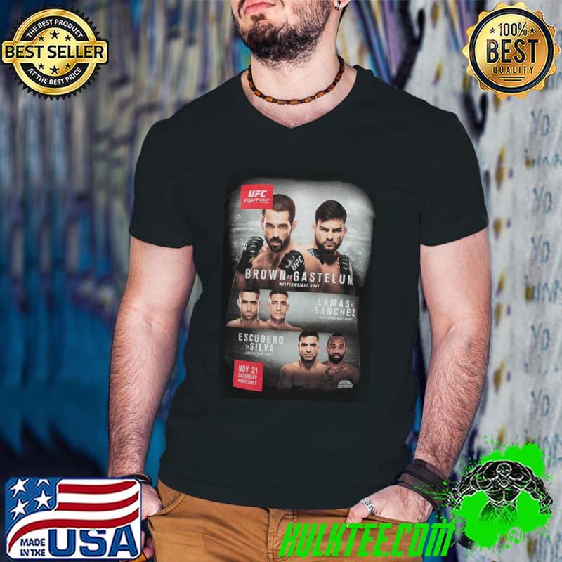 Awesome UFC Reebok Fight Night Monterrey Shirt