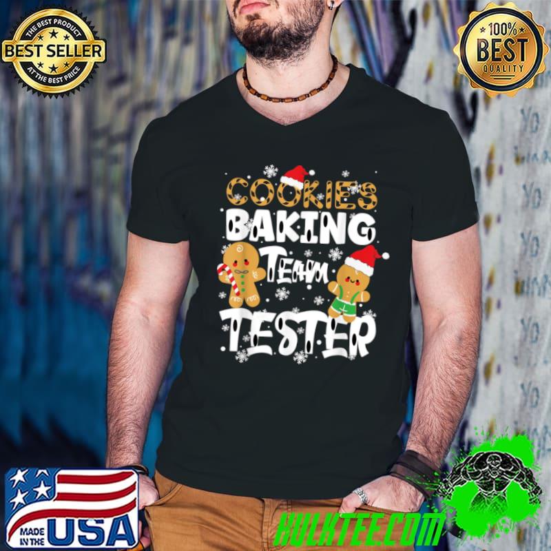 Awesome Womens Cookie Baking Team Tester Gingerbread Christmas T Shirt