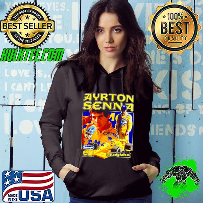 Ayrton Senna Camel Honda shirt
