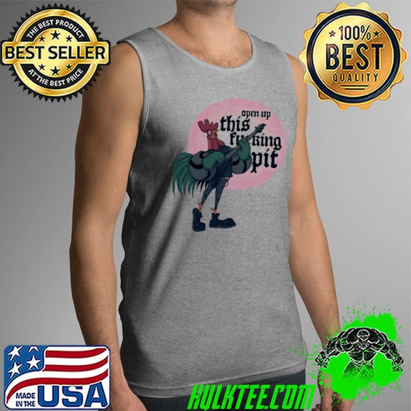 Band Of-Metal Men Ludwig Open Up This Fucking Pit Chicken Shirt Tank Top Band Of-Metal Men Ludwig Open Up This Fucking Pit Chicken Shirt Tank Top