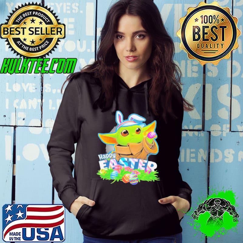 Best Awesome Baby Yoda Bunny Hat Happy Easter Day 2021 Shirt