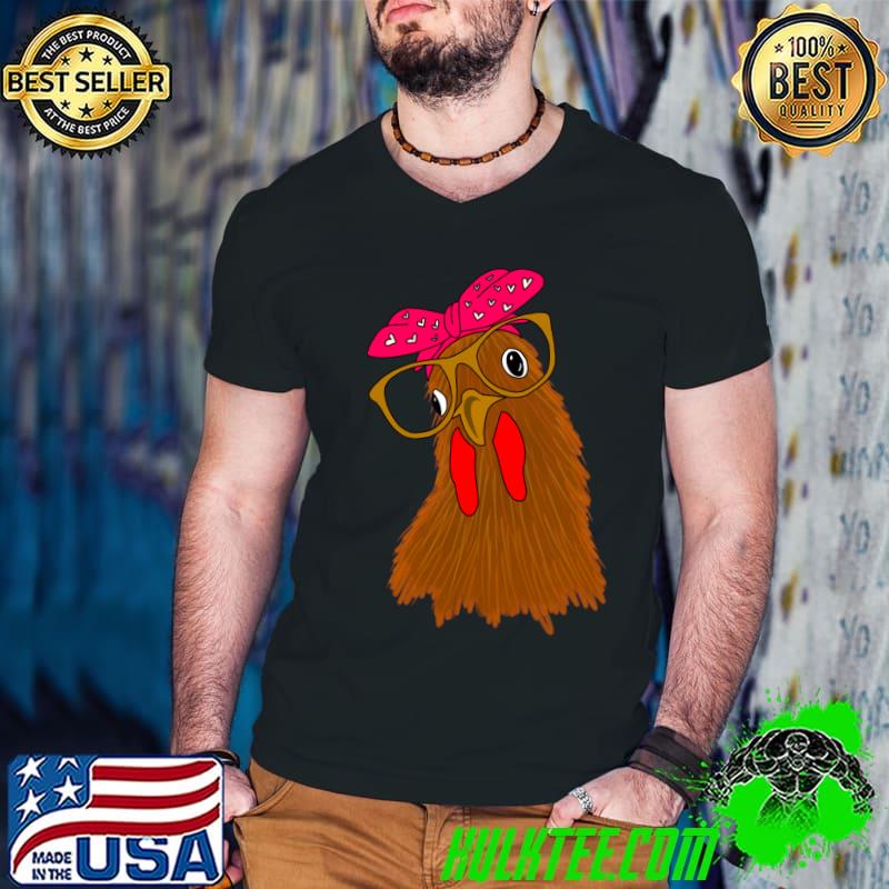 Best chicken Bandana Farm Mom Animal T-Shirt