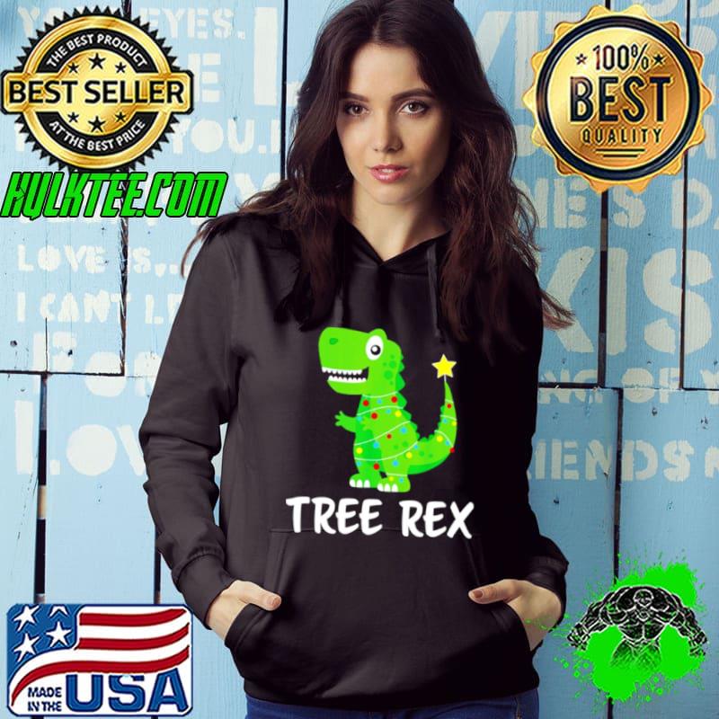 Best Dinosaur Tree Rex Merry Christmas shirt