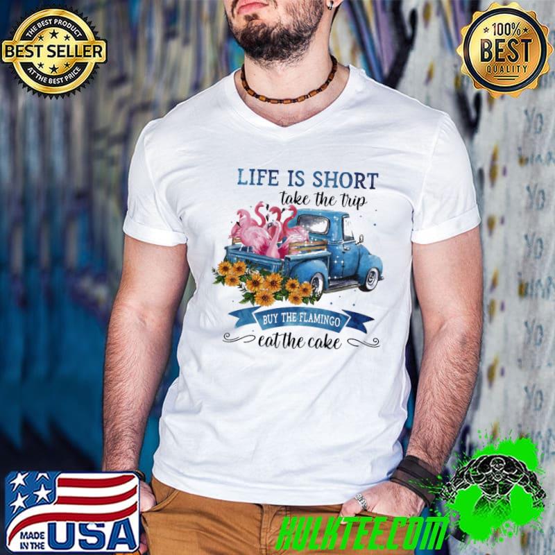 Best flamingo Take The Trip Pink Crane Vintage Shirt