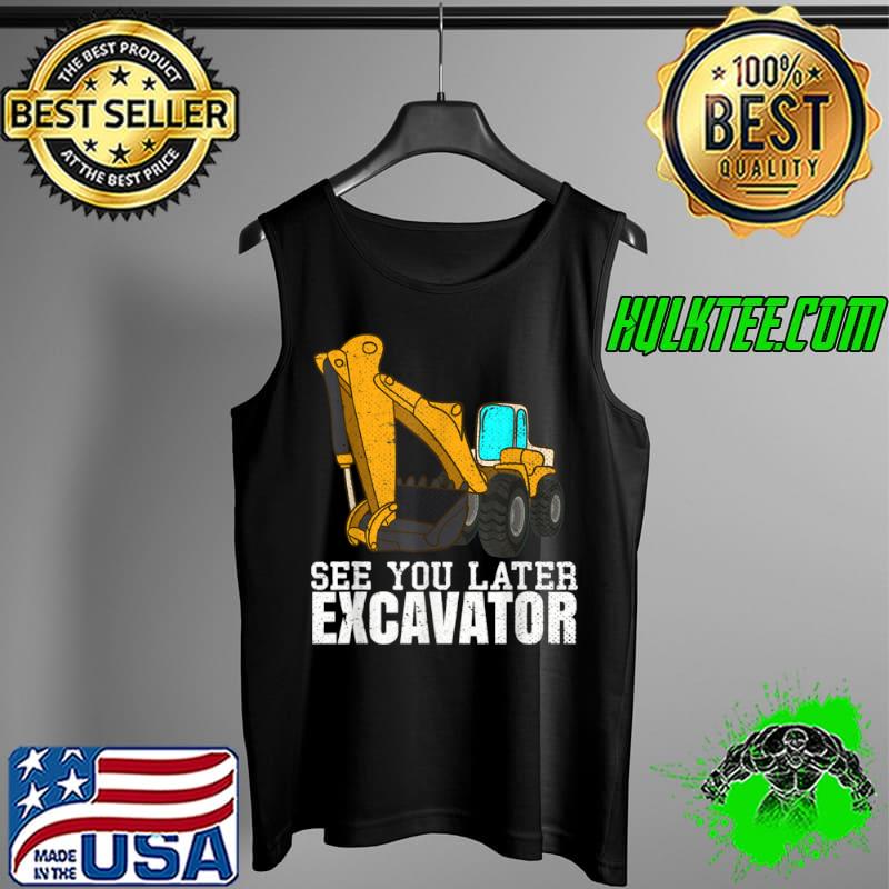 Best Funny Digger Excavator Lover Construction Worker Excavator T Shirt Tank Top Best Funny Digger Excavator Lover Construction Worker Excavator T Shirt Tank Top