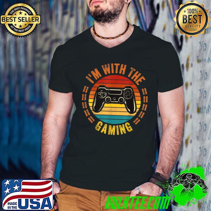 Best Gaming Controller Idea for Gamers Players Gifts Funny Gamer T Shirt