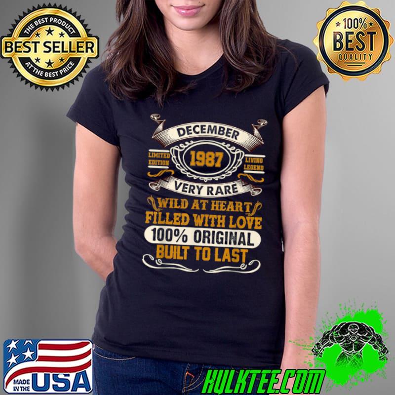 Best Happy Birthday To Those Born In December 1987 T Shirt Ladies Tee Best Happy Birthday To Those Born In December 1987 T Shirt Ladies Tee