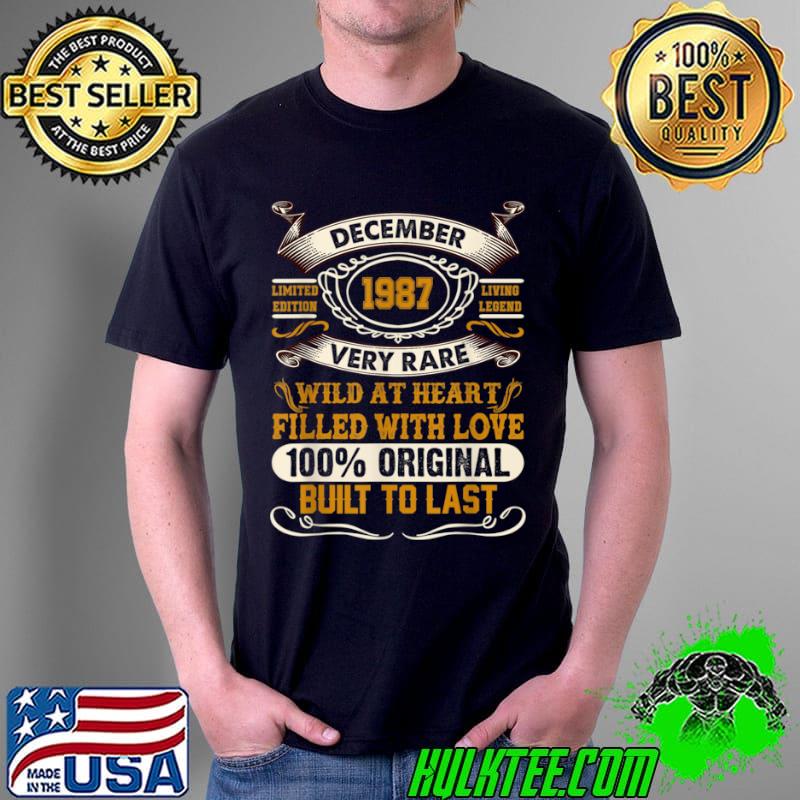 Best Happy Birthday To Those Born In December 1987 T Shirt Unisex Best Happy Birthday To Those Born In December 1987 T Shirt Unisex
