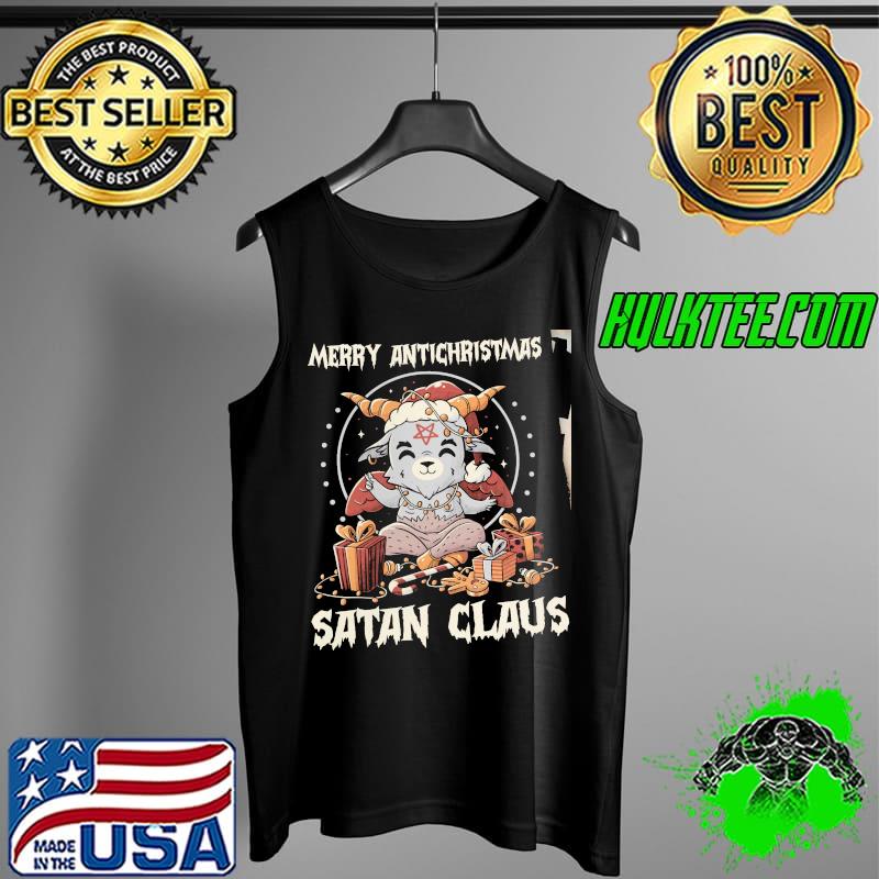 Best merry Antichristmas Satan Claus Christmas Shirt Tank Top Best merry Antichristmas Satan Claus Christmas Shirt Tank Top
