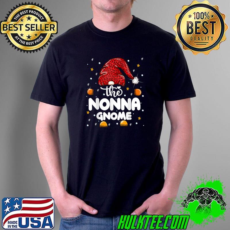 Best nonna Gnome Leopard Family Matching Christmas Party Pajama T-Shirt Unisex Best nonna Gnome Leopard Family Matching Christmas Party Pajama T-Shirt Unisex