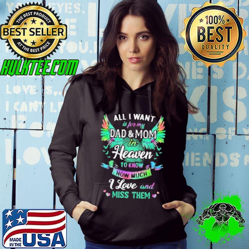 Best Official Mom And Dad In Heaven Shirt Hoodie Best Official Mom And Dad In Heaven Shirt Hoodie