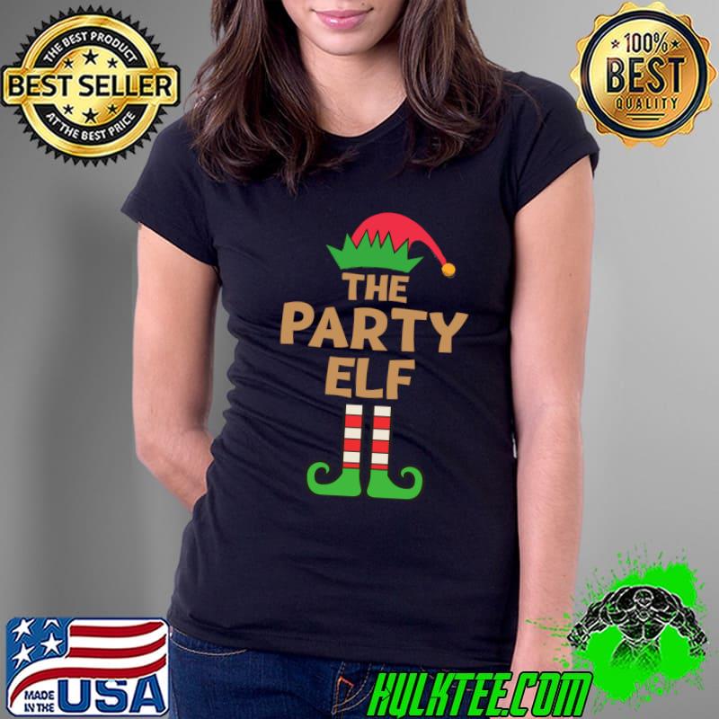Best Party Elf Matching Family Christmas Party Pajama Melanin T- Ladies Tee Best Party Elf Matching Family Christmas Party Pajama Melanin T- Ladies Tee
