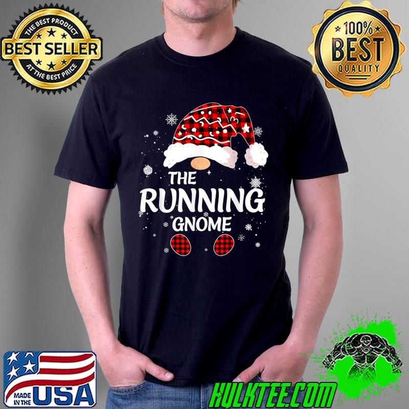Best red Buffalo Plaid Matching The Running Gnome Christmas T-Shirt Unisex Best red Buffalo Plaid Matching The Running Gnome Christmas T-Shirt Unisex