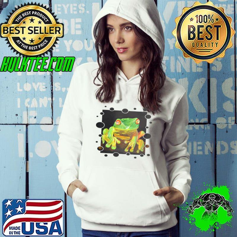 Best red Eyed Tree Frog Artistic Vector T-s Hoodie Best red Eyed Tree Frog Artistic Vector T-s Hoodie