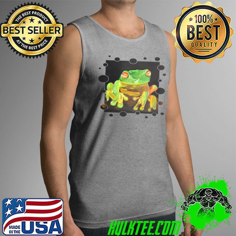Best red Eyed Tree Frog Artistic Vector T-s Tank Top Best red Eyed Tree Frog Artistic Vector T-s Tank Top