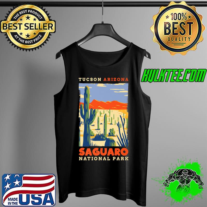 Best saguaro US National Park Tucson Arizona Vintage Gift Premium T-Shirt Tank Top Best saguaro US National Park Tucson Arizona Vintage Gift Premium T-Shirt Tank Top