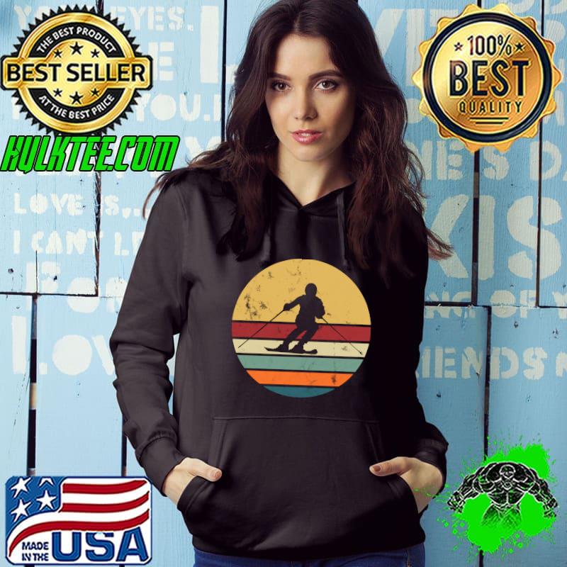 Best ski Skiing Snowboard Skier Retro Vintage Mountains Outfit T-shirt