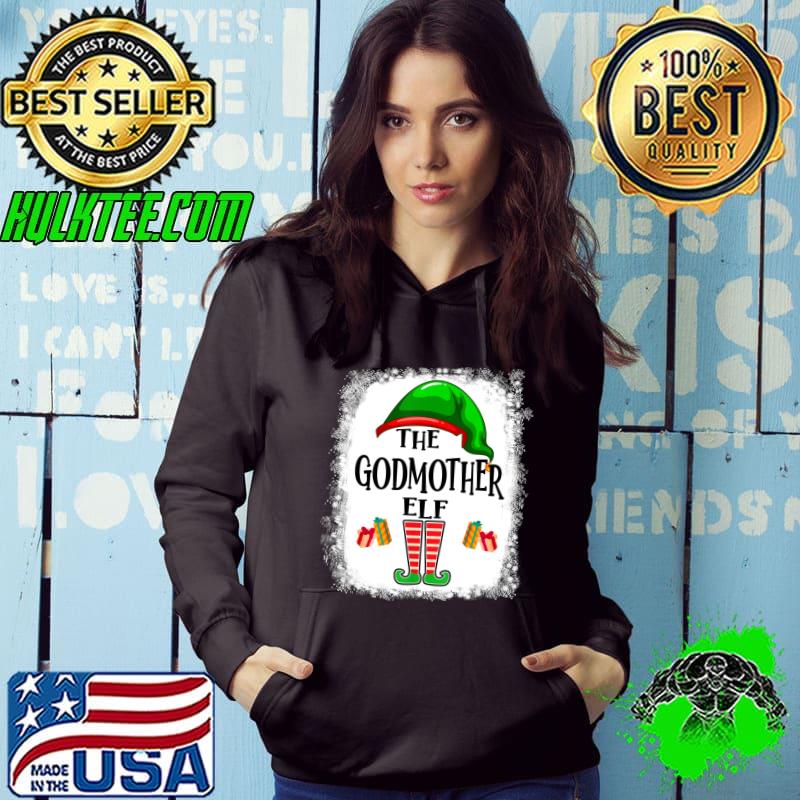 Best The Godmother Elf Matching Family Christmas Party Pajama T-shirt