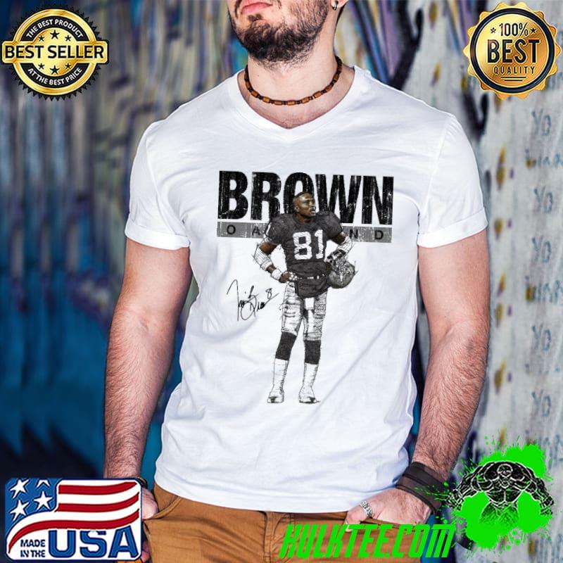 Best Tim Brown 81 PreGame Oakland Signature Shirt
