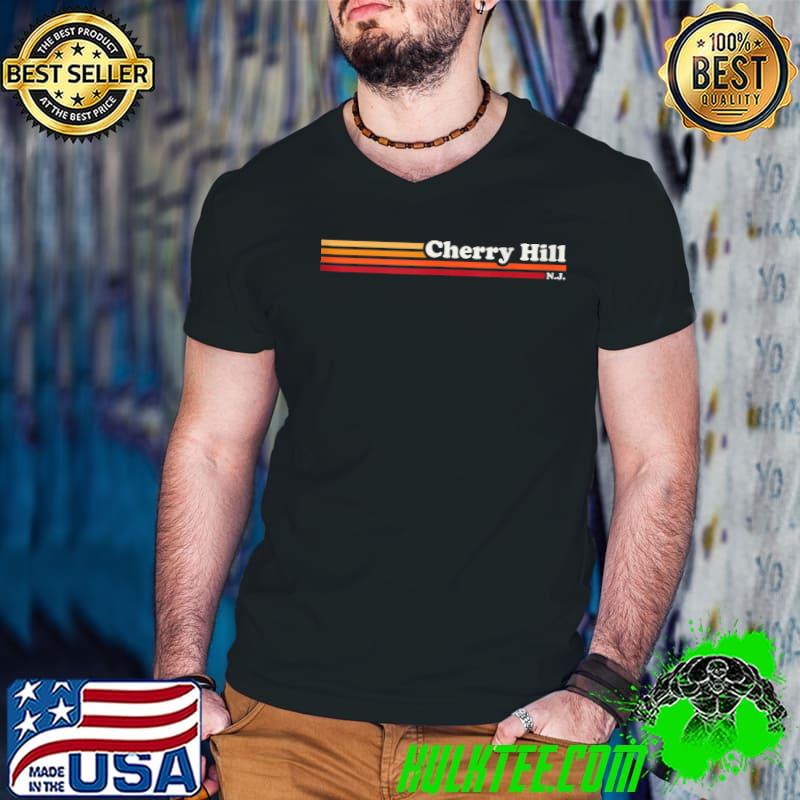 Best Vintage 1980s Graphic Style Cherry Hill New Jersey T- Guys V Neck Best Vintage 1980s Graphic Style Cherry Hill New Jersey T- Guys V Neck