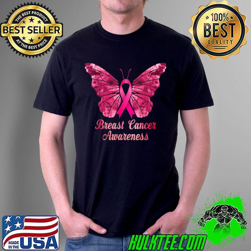 Best We Wear Pink Breast Cancer Awareness Pink Butterfly T Shirt Unisex Best We Wear Pink Breast Cancer Awareness Pink Butterfly T Shirt Unisex