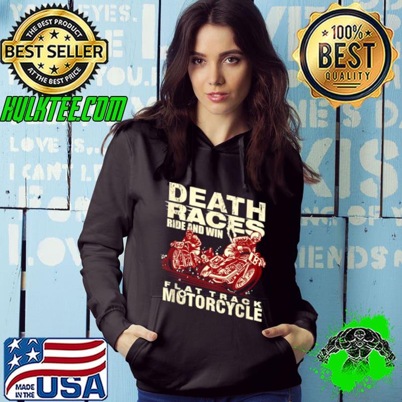 Bikers Death Race Motocycle Biker Motorrad Retro Vintage Shirt