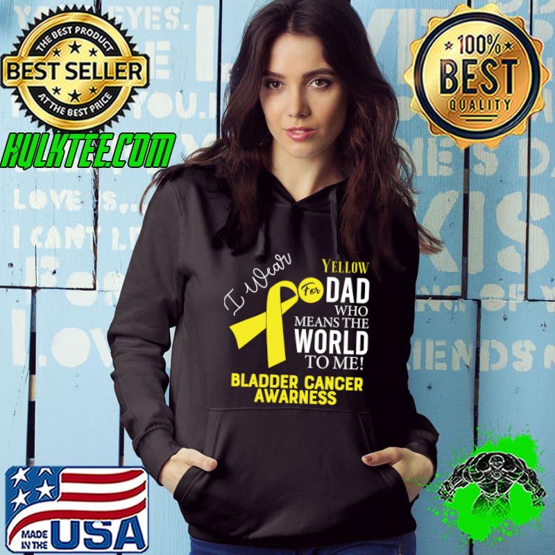 Bladder Cancer Fight Cancer Ribbon T-shirt