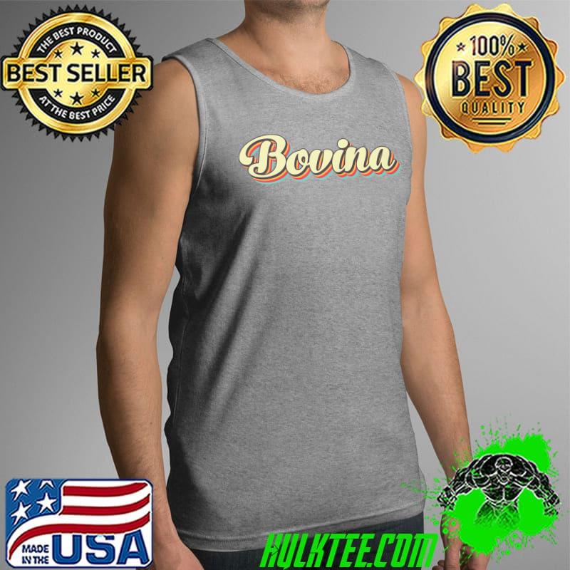 Bovina Retro Art Baseball Font Vintage T-s Tank Top Bovina Retro Art Baseball Font Vintage T-s Tank Top