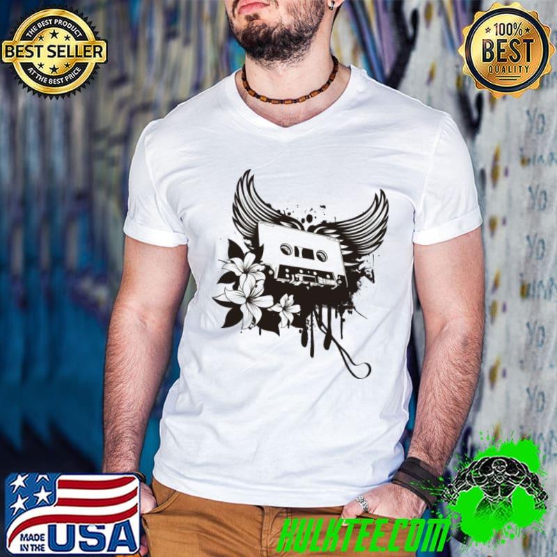 Cassette Tape With Wings Shirt