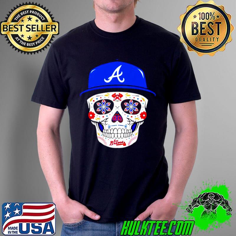 Chris Martin Atlanta Braves Sugar Skull Shirt, hoodie, sweater