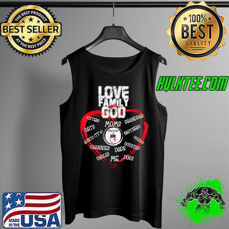 Christian Love Family and God Celebration of Family Life T-Shirt Tank Top Christian Love Family and God Celebration of Family Life T-Shirt Tank Top