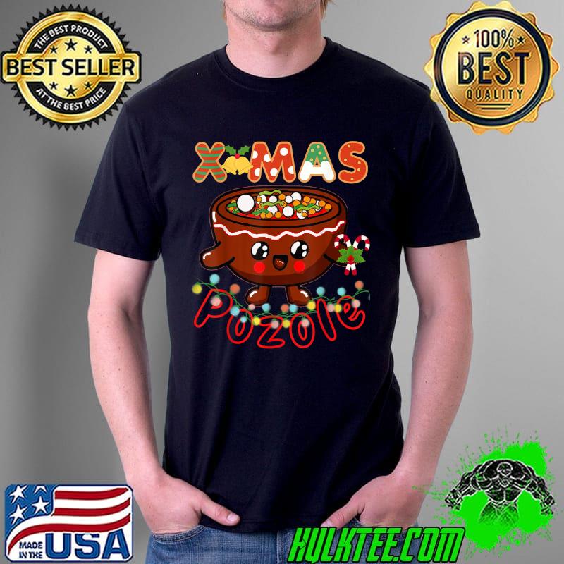 Christmas foodie cute Pozole Bowl ugly pajama gift T-Shirt Unisex Christmas foodie cute Pozole Bowl ugly pajama gift T-Shirt Unisex